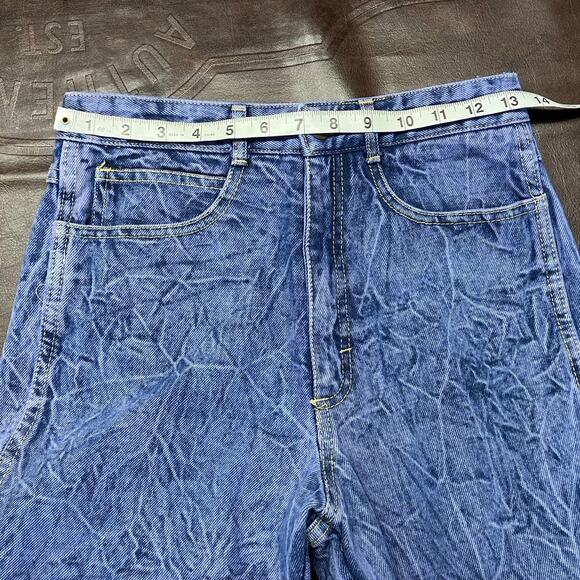 Vintage 80's Joan Darc Purple Stone Washed Jeans Womens 26 Straight Retro - Picture 13 of 16